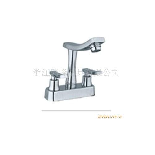 Tiger ran full copper double double open the holes open double washbasin faucet hot and cold taps basin kitchen KITCHEN