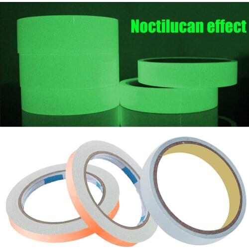 1 Roll Luminous Tape Sticker 1.5cm 3 Meter Removable Waterproof Photoluminescent Glow in the Dark Safety Tape SAL99