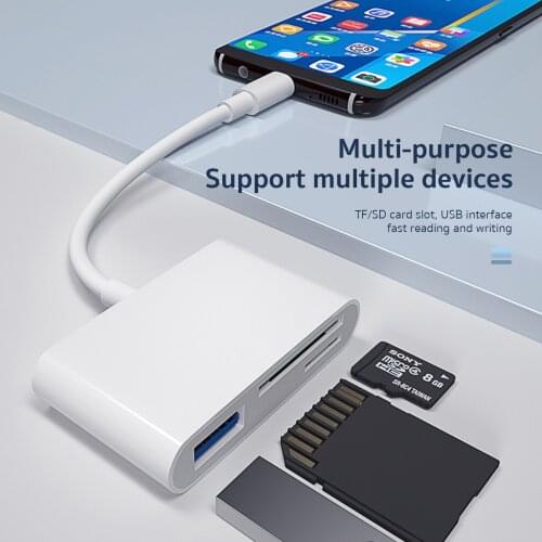 USB C HUB Type C to HDMI-Compatible USB 3.0 Adapter Type C HUB Dock for Samsung MacBook Pro Air USB C MicroSD SD 3 in 1 Splitter