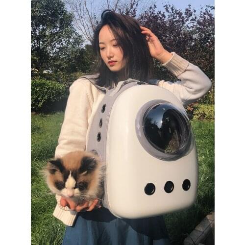 Cat bag breathable cat backpack supplies dog backpack Shoulders cat backpack portable oversized cat backpack carrier capsule