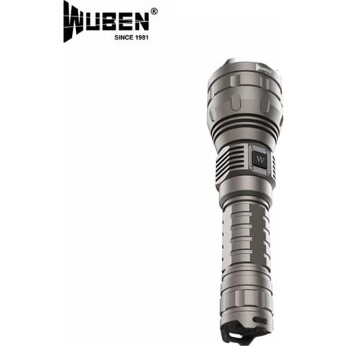 WUBEN T105 Pro High Output long range flashlightUSB Rechargeable Flashlight CREE XPL-V5 max 1500 lumens Launch Beam 732 meters T