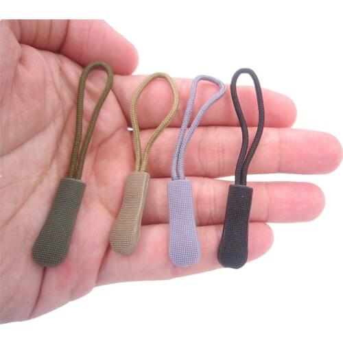 Zipper Pull Puller End Fit Rope Tag Fixer Zip Clip slider Buckle Travel Bag Suitcase Clothes Tent Backpack Cord Tab Replacement