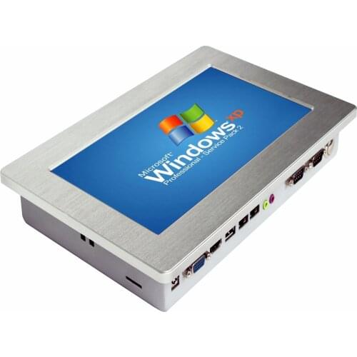 Original Manufacturer 10.1 Inch Touch screen Industrial Panel PC with 2 LAN 2 COM 1 HDMI 1 VGA All In One pc
