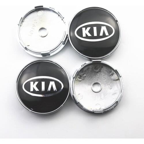 4pcs 60mm Wheel Center Hub Caps Car Emblem Badge Logo Wheel Center Cap For Kia rio ceed sportage cerato soul sorento k2 K3 k5