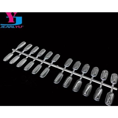 High Quality Clear Nail Tips 5 Pcs Nail Polish Practice Display Nails Art Palette Color Chart Oval False Nail Tip Takma Tirnak