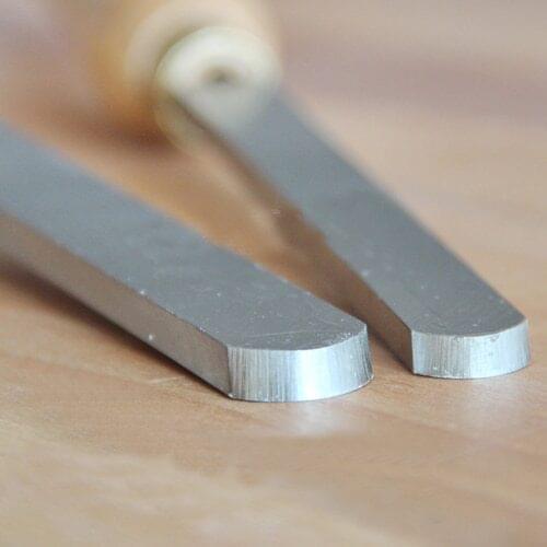 A2007-1 A2007-2 A2007-3 Medium Size HSS Round Nose Scraper Woodturning Tool Gouge