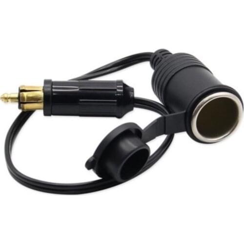 Auto Sigarettenaansteker adapter Power Lead Kabel Dc 12V 24V Eu Plug Voor Bmw Din Hella Motorfiets Charger Socket Outlet
