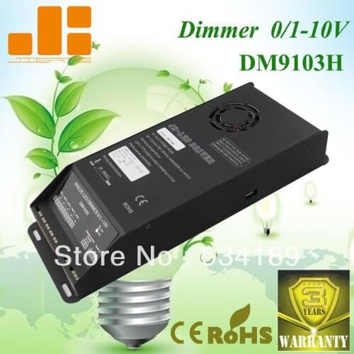 Free Shipping 0/1-10V 0-10V DIMMER 1 Channels Constant Voltage 110V 220V Input Single CH