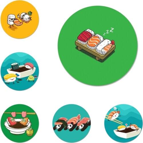 Dessert Cartoon Sushi Badge Brooch Pin Accessories For Clothes Backpack Decoration gift