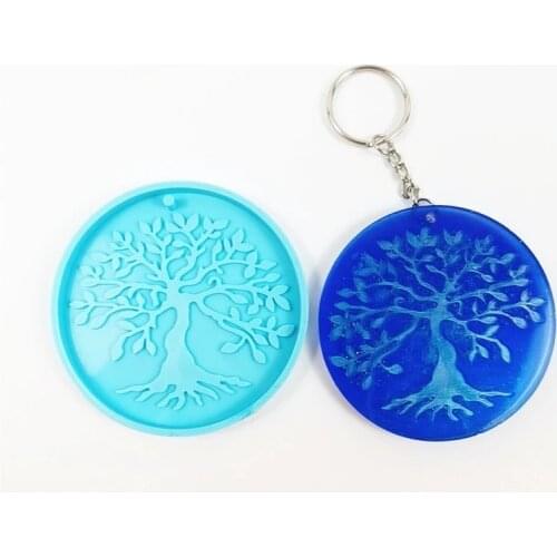 Glitter Keychain Epoxy Resin Silicone Mold DIY Earrings Jewelry Making Accessories Tools HomeCrafts