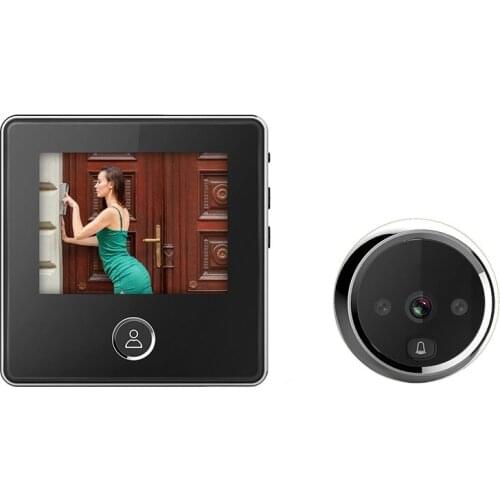 ESCAM C05 3 Inch LCD Color Screen 120 Degree Wide Angle 1MP Electronic Peephole Door Bell Camera Night Vision Cats Eye Doorbell