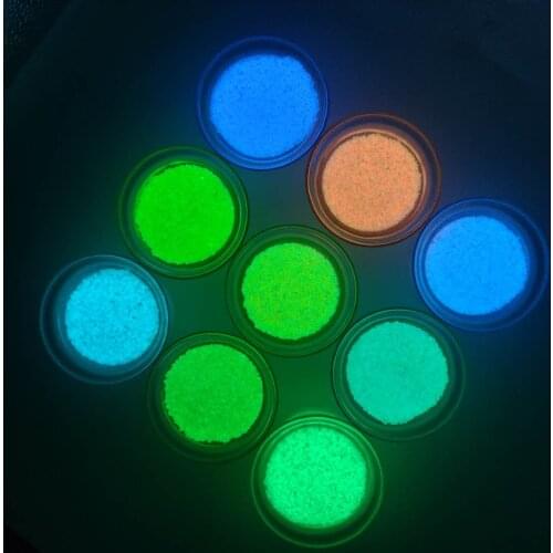 500g Nail Art Fluorescent Luminous Glitter Powder Sand Glow In Dark for Salon Nails DIY Design Decor Nail Accessories
