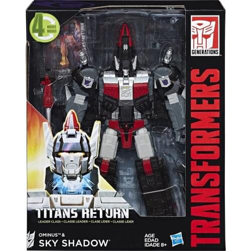 Hasbro Transformers Toys Anime Figures Generations Titans Return Sky Shadow and Ominus Action Figure Collection Model Boy Gift