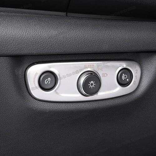 Lsrtw2017 Car Headlight Switch Adjust Button Cover Trim for Buick Regal Opel Insignia Gs 2017 2018 2019 2020 2021 Accessories