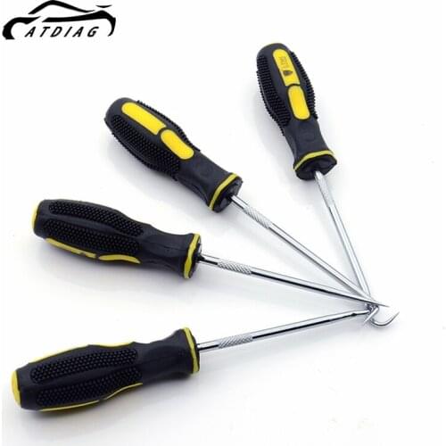 Newest 4pcs Car Automotive Extra Long Hook And Pick Set O-Ring Seal Remover Craft Tool Free Shipping