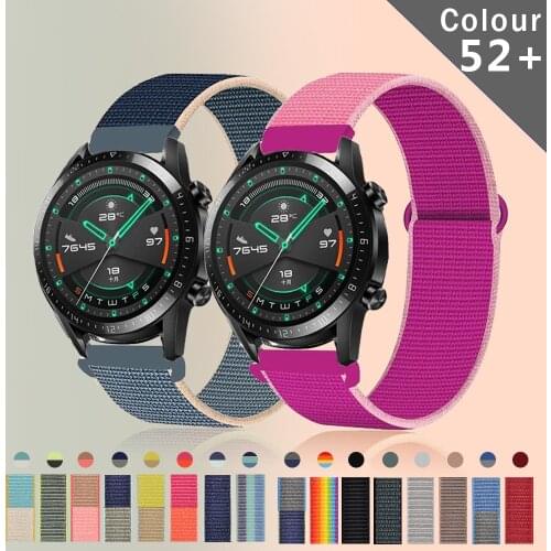 Nylon Strap for Amazfit GTS / 2 / 2e / GTS2 Mini / GTR 42mm / 47mm / GTR2 / 2e / Stratos 2/3, Nylon Bip Strap, 20mm / 22mm