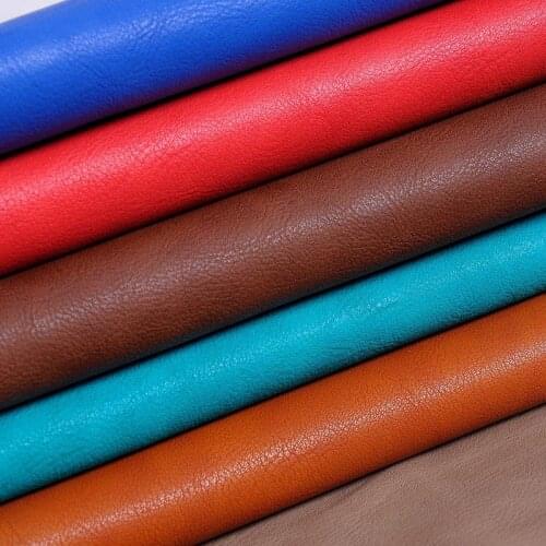Upholstery fabric for furniture 1.3mm thick embossed grain PU leather/ leather fabric for sofa imitation leather fabric