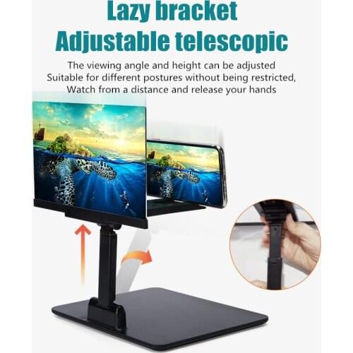 Lifting mobile phone screen magnifying glass anti-blue light high-definition magnifying bracket mobile phone amplifier