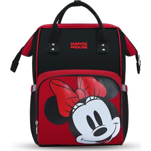 Disney Diaper Bag Mother Maternity Nappy Stroller Backpack Large Capacity Nursing Travel Backpack USB Heating Baby Changing Bags