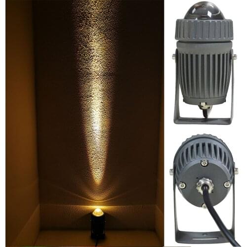 Narrow angle 10w Led Flood Lights Outdoor Spotlight Floodlight for wall top post decoration lighting outdoor Reflector IP65