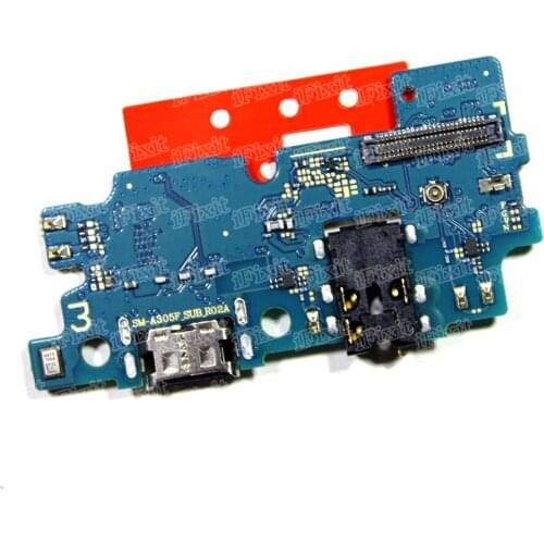 USB Charging Dock Flex Cable For Samsung A30 A305 Charger Port Connector Board Headphone jack