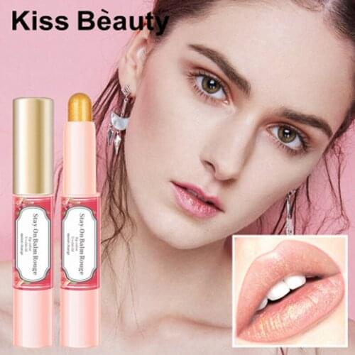 Kissbeauty 6 Colors Moisturizing Lipstick Pen Gold Lipstick Easy To Wear Nutritious Long-Lasting Waterproof Non-Marking 1pcs