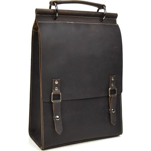 Ladies backpack for women genuine leather large zipper female backpack Natural Cow leather school bag for girls mochila feminina