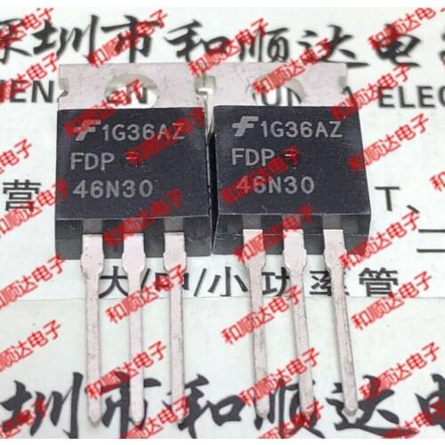10pcs/lot FDP46N30 New Spot TO-220 300V 46A