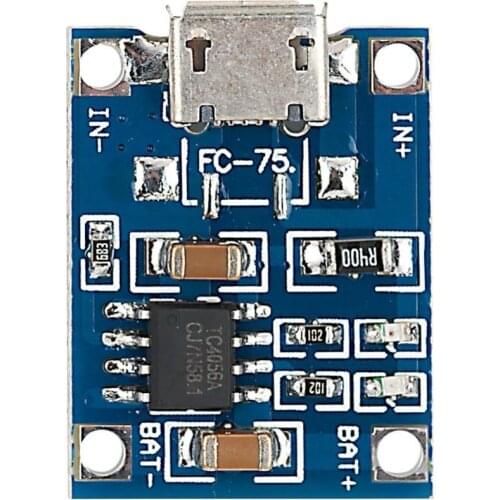 10 PCS TP4056 5V 1A Micro USB 18650 Lithium Battery Charging Board Charger Module Protection Dual Functions for arduino Diy Kit