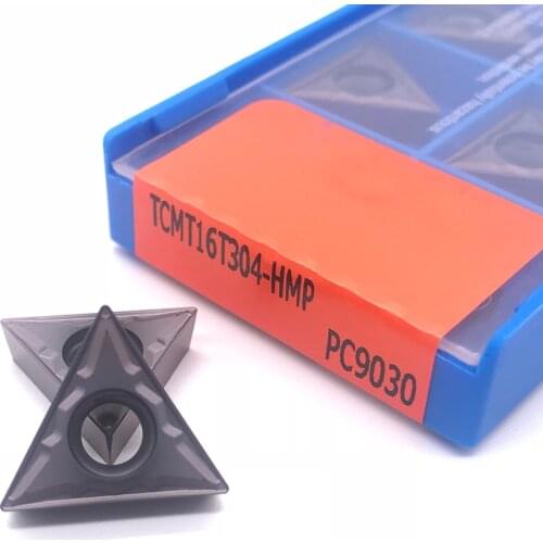 20pcs TCMT16T308 PC9030 high quality blade Internal Turning tool HMP Cabide Insert Cutter Lathe Tool CNC Tools tcmt16t304