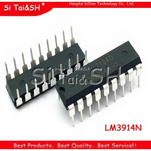 5PCS LM3914N-1 LM3915N-1 LM3916N-1 DIP LM3914N LM3915N LM3916 new and original IC