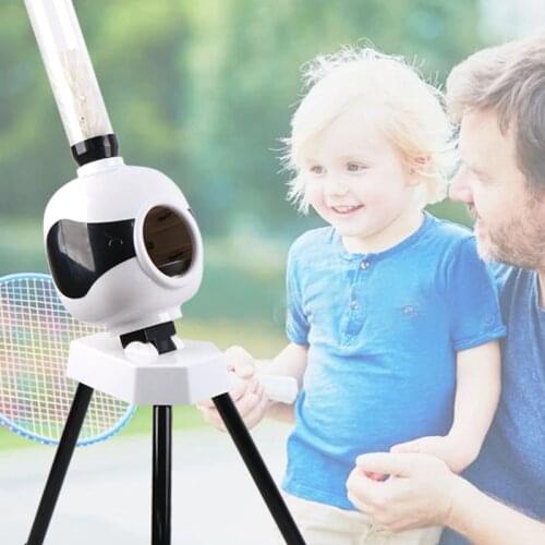 Automatic Badminton Service Machine Robot Adult Kid Gift Ball Pitching Practice Trainer Device Portable Outdoor Indoor Beginner