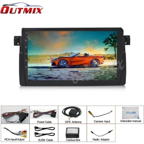9" IPS DSP Car DVD For BMW 3-Series 3 Series E46 1998 - 2006 Car Radio Multimedia Video Player Navigation GPS Android 10 No DVD