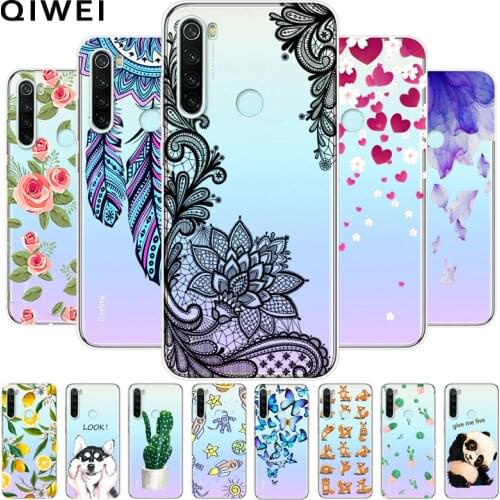 For Xiaomi Redmi Note 8T Case Transparent Clear Cartoon Soft TPU silicon Phone Cover For Redmi Note 8 9 Pro 9S Note8 note9 9 s