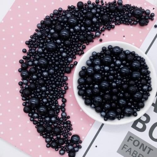 Black Sugar Pearls, Black Sprinkles, Large Black Candy Beads, Sugar Pearls, Candy Pearls, Halloween Sprinkles, Black Topping