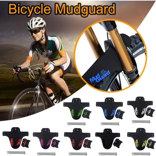Colorful MTB Road Bike Mud Flaps Cycling Bicycle Wings Front Bicycle Mudguard Mountain Bicycle Fenders Cycling accessories A617