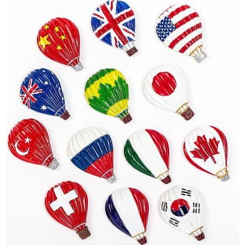World Travel National Flag Fridge Magnets Us Japan China French Canada America Souvenir Refrigerator Magnetic Home Dec