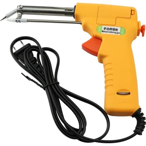 80W Handheld 110V/220V Internal/External Heating Electric Soldering Iron Automatically Sends Tin Gun Welding Repair Tool