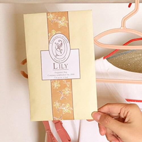 Natural Smell Incense Wardrobe Air Fresh Lemon Ocean Natural Hanging Pouch Wardrobe Car Fragrance Air Anti Pest Bag For Car