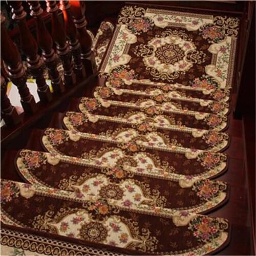 Wellyu European Dornier Stairs Pads Living Room Step Pads Home Free Plastic Non-slip Stairs Mats Full Shop Corner Customized