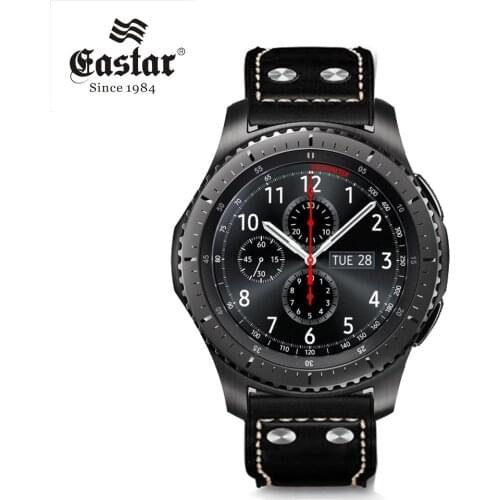 22mm Leather watch bandFor Samsung Gear S3 Frontier Classic Strap huami amazfit 2/1 huawei GT 2 galaxy watch 46mm