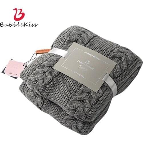 Bubble Kiss Summer Blanket Acrylic Thicken Throw Blanket Knitting Blankets For Beds Home Air Conditioning Office Nap Blankets