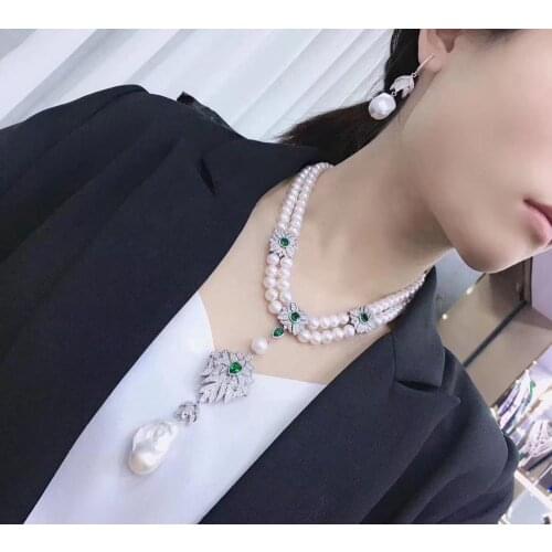 Fashion Nigeria 2pcs Bridal Zirconia Jewelry Sets For Women Party, Luxury Dubai Nigeria CZ Crystal Wedding Jewelry Sets