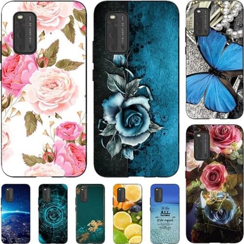 Fashion Flower Case For Vivo V19 6.44" Cover Soft Silicone Cat Printing Capa Back Coque