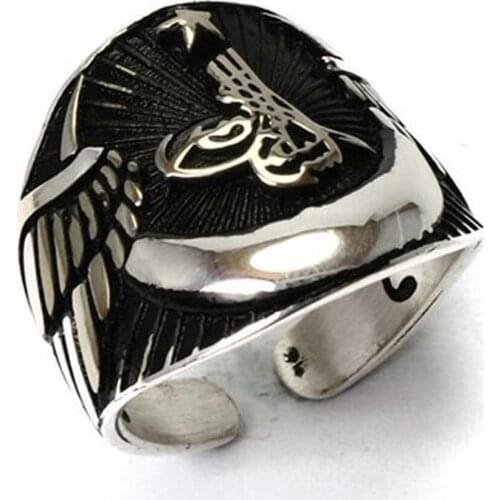 Ottoman Monogram Sterling Silver Men 'S Ring 925 Sterling Adjustable Each Finger Fits. Mens Gift Ring Ottoman Ring