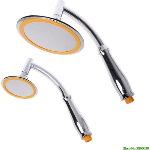 Fashion 4/6 inch Bathroom Rainfall Ionic Nano Shower Head Round Chrome Ultra-thin 360degree Swivel