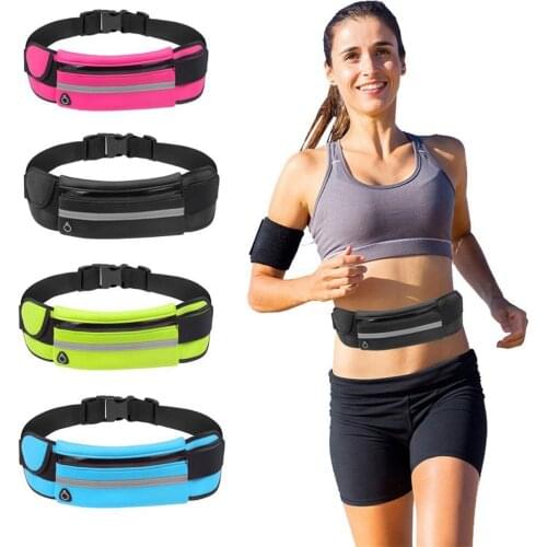 New Running Waist Bag Waterproof Phone Container Jogging Hiking Belt Belly Bag Women Gym Fitness Bag Lady Sport Accessories