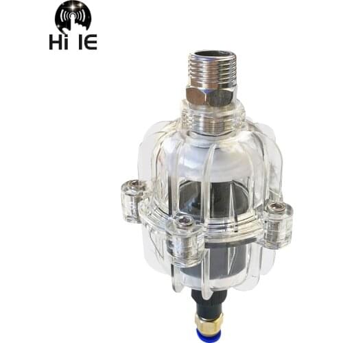 Transparent Float Type Air Compressor Water Drain Valve QAD400-04 Compressed Air Condensed Fluid Auto-drainer