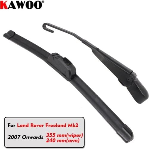 KAWOO Car Rear Wiper Blade Blades Back Window Wipers Arm For Land Rover Freeland MK2 (2007-) 355mm Car Accessories Styling