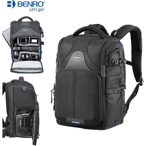 Benro Beyond B100 B200 B300 B400 Backpack Laptop Compartment Bag Nylon Waterproof DSLR Camera Case For Canon Nikon Sony DSLR